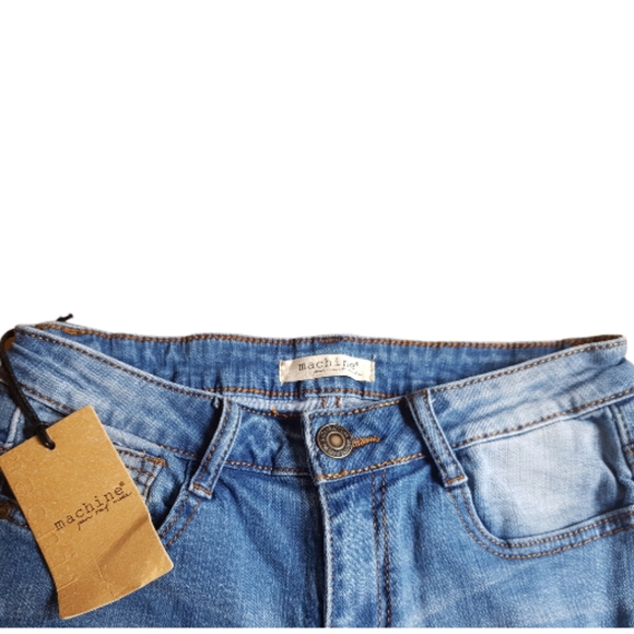 Machine- Distressed Bermuda Shorts - Picture 3 of 7